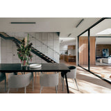 Hanok Linear LED Flush Ceiling Light 4000K 38W - Black