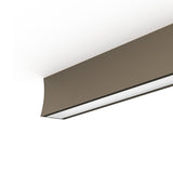 Hanok Linear LED Flush Ceiling Light 3000K 14W - Sand Brown