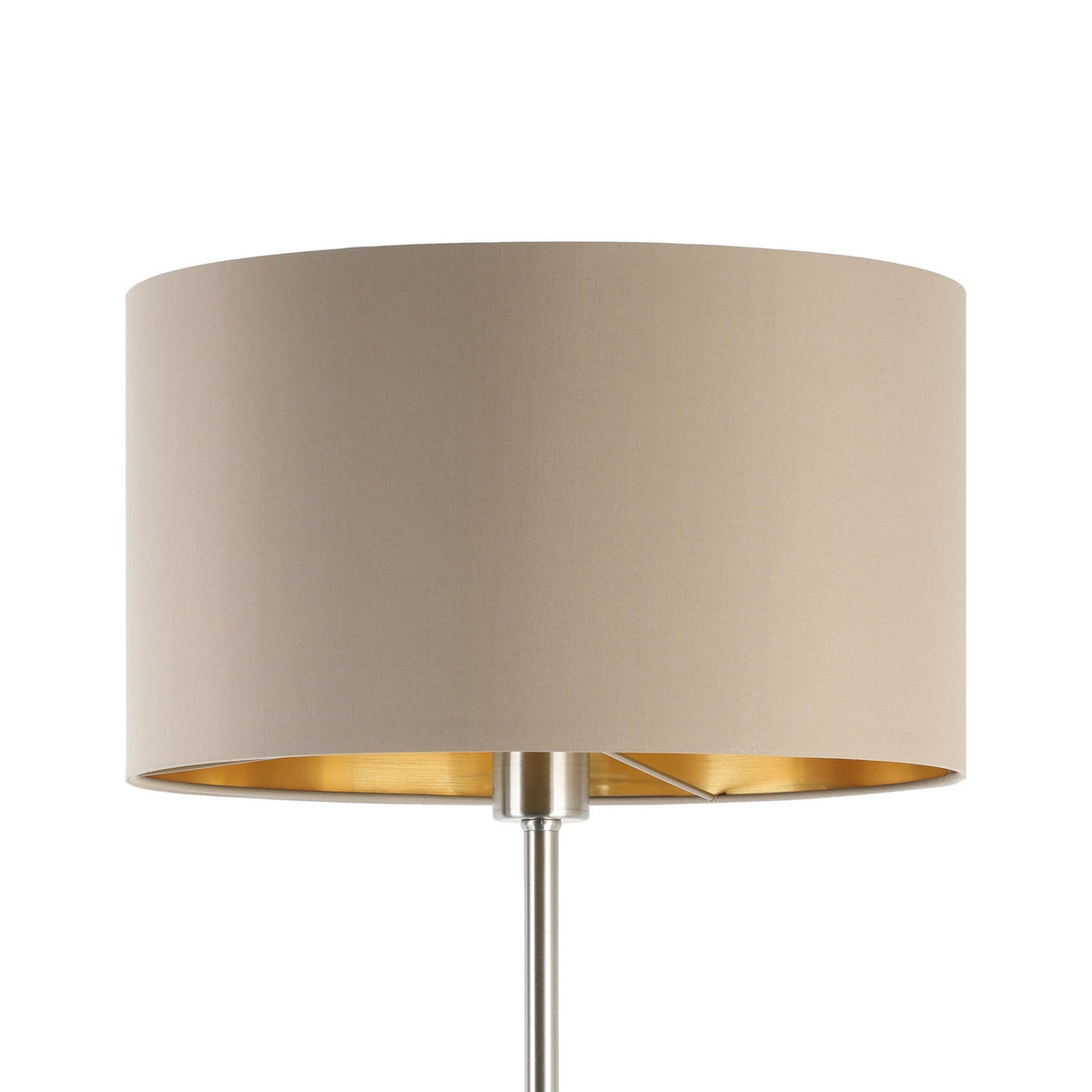 Hasanne Floor Lamp - Satin Nickel