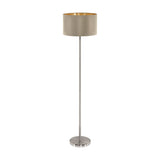 Hasanne Floor Lamp - Satin Nickel
