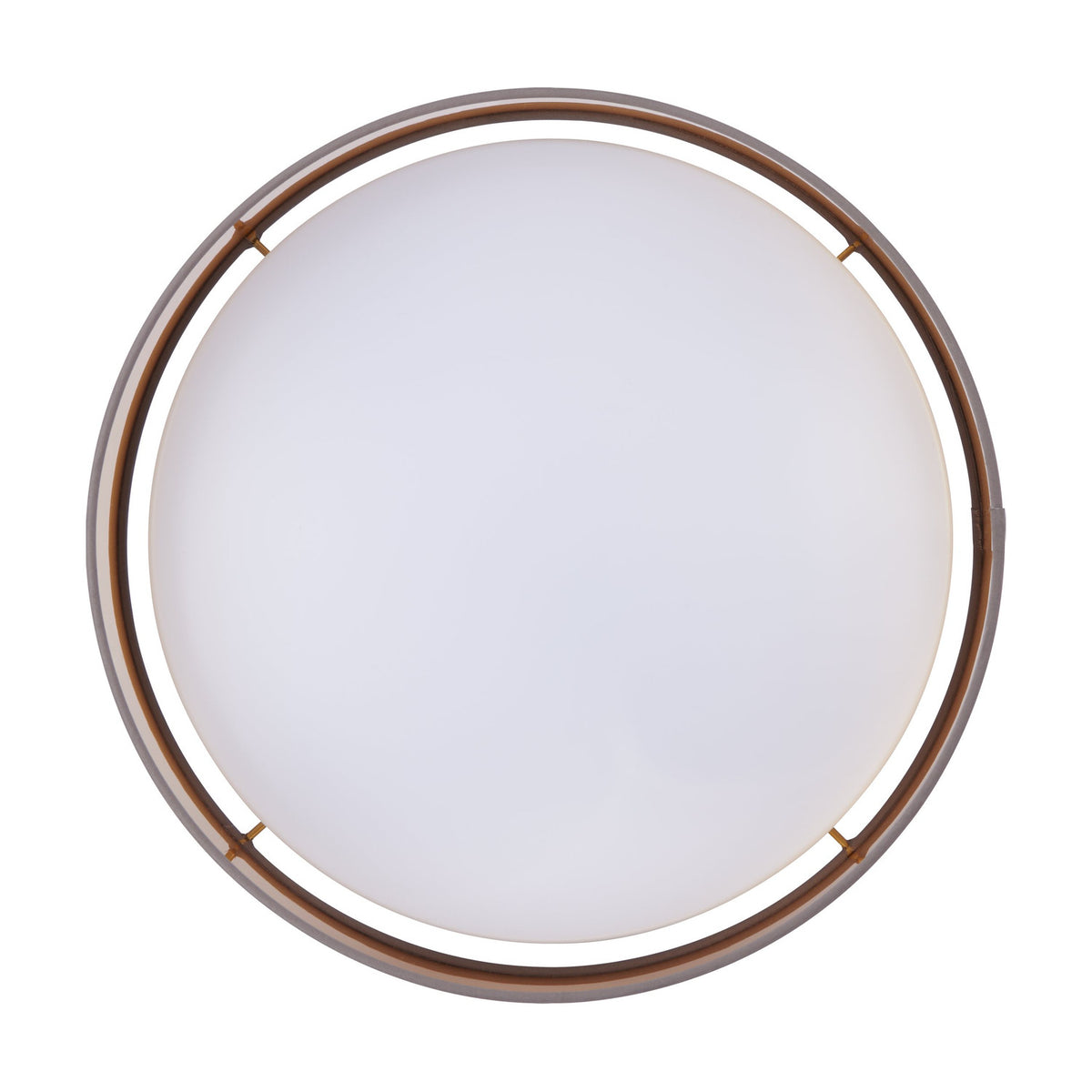 Hasanne LED Flush Ceiling Light - Mocha & Gold