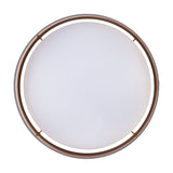 Hasanne LED Flush Ceiling Light - Mocha & Gold