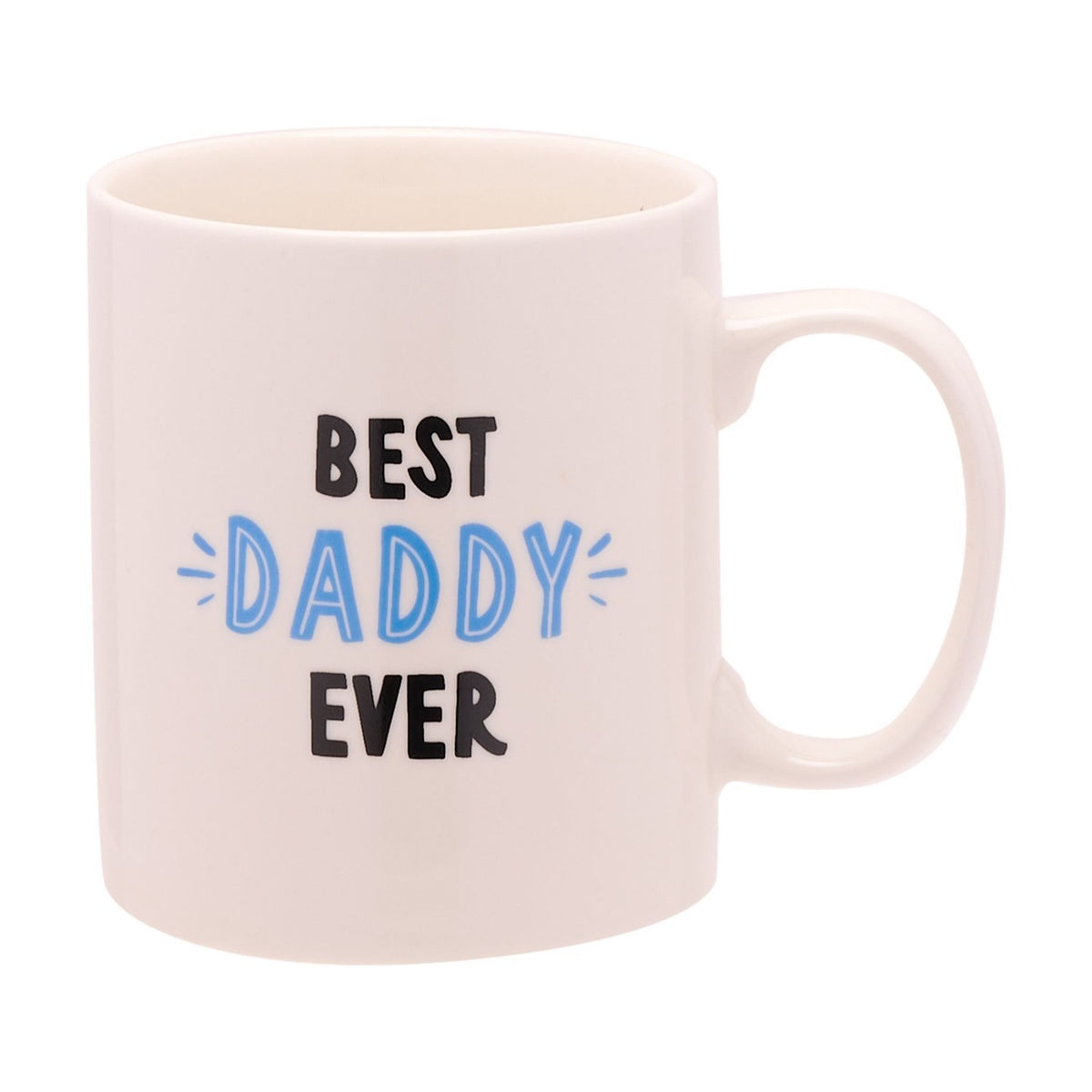 Best Daddy Ever Father's Day Gloss Porcelain Mug - White