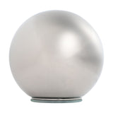 Small Glass Ball with LED Lights Table Decoration - Silver