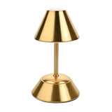 Small Cone Shade USB LED Touch Table Lamp 18.5cm - Bronze