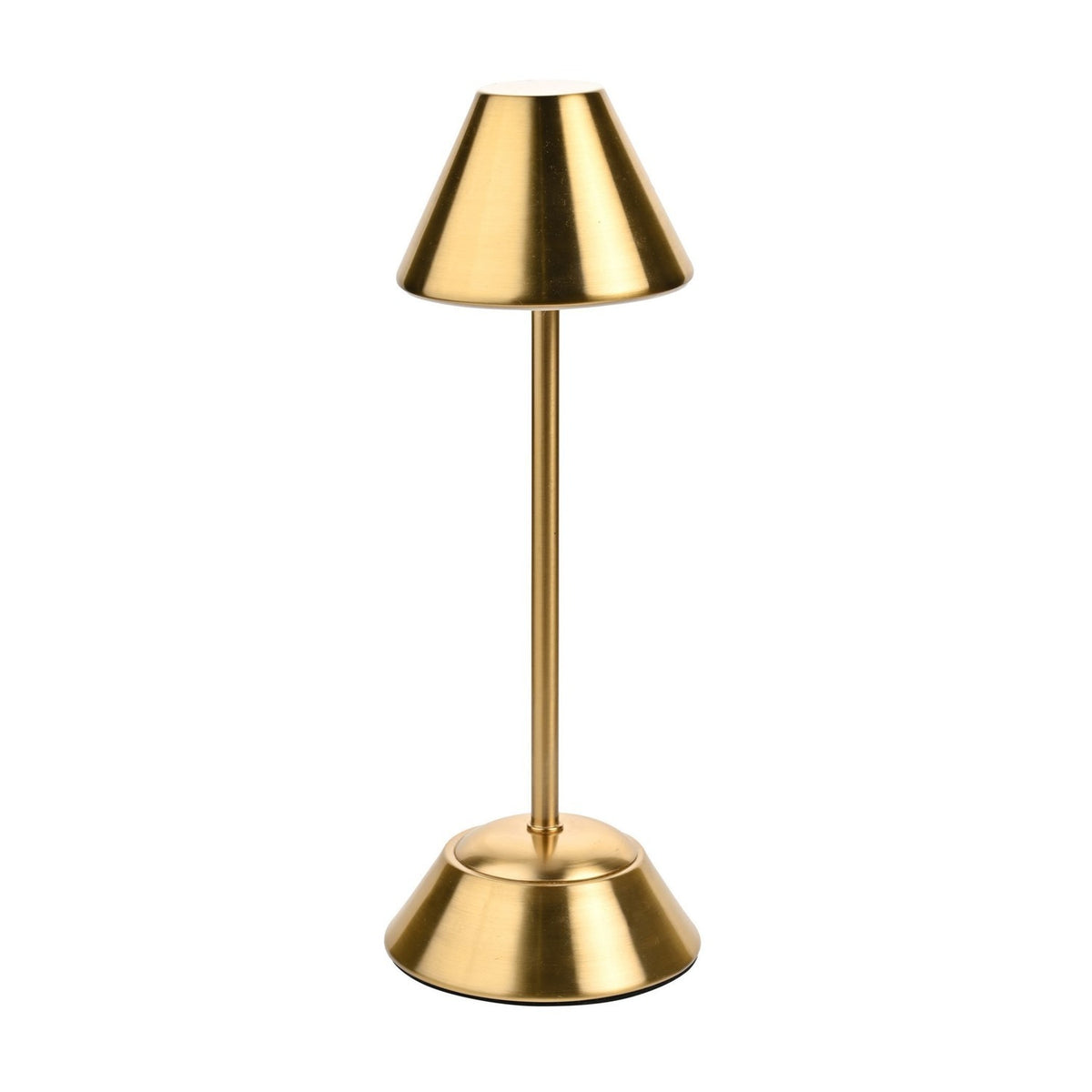 Slim Tapered Shade USB LED Touch Table Lamp 28.5cm - Bronze