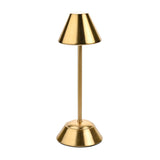 Slim Tapered Shade USB LED Touch Table Lamp 28.5cm - Bronze