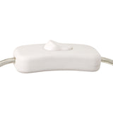Table Lamp with Confetti Glass Base 52cm - White