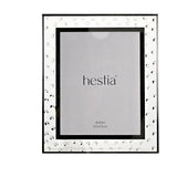 Diamante Scatter Easel Glass Photo Frame 10 x 8in - Clear
