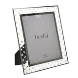 Diamante Scatter Easel Glass Photo Frame 10 x 8in - Clear