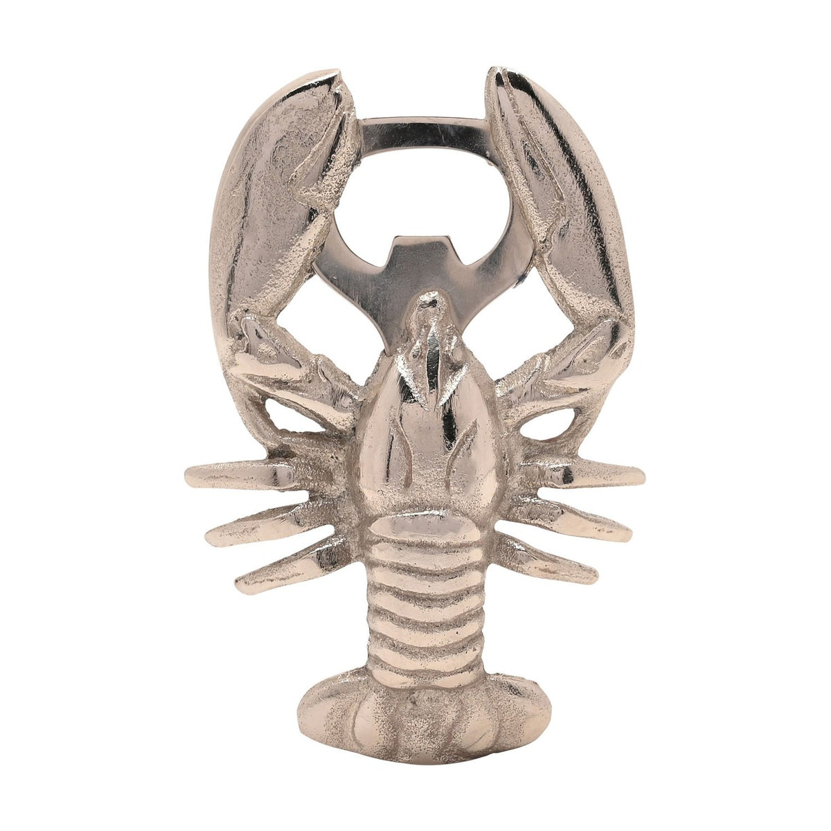 Lobster Metal Bottle Opener - Silver
