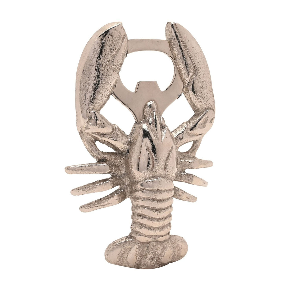 Lobster Metal Bottle Opener - Silver