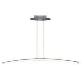 Hemisferic 110cm LED Linear Suspension Light 28W 3000K Bar - Chrome