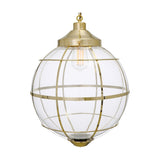 Henlow Glass Lantern Globe Pendant Light