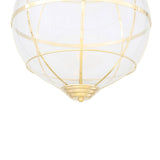 Henlow Glass Lantern Globe Pendant Light