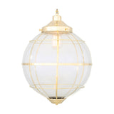 Henlow Glass Lantern Globe Pendant Light