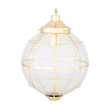 Henlow Glass Lantern Globe Pendant Light