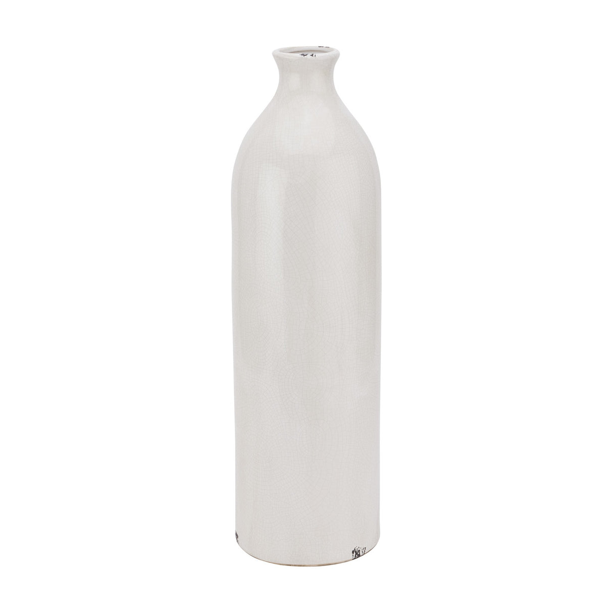 Calvenne Glazed Ceramic Vase – Cream