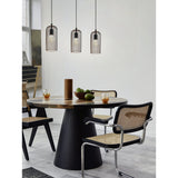 Hilorne Linear Pendant Light - Black & Copper