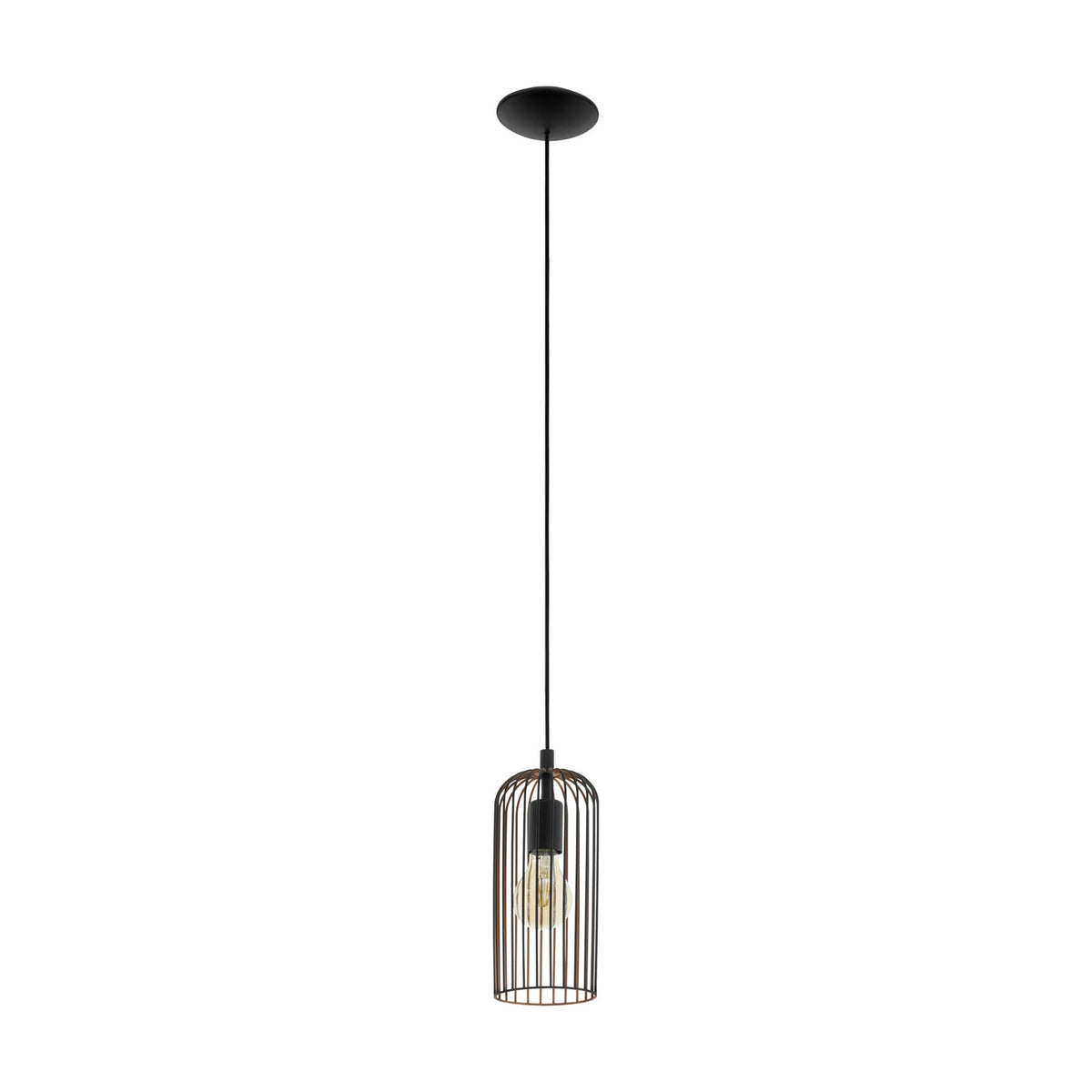 Hilorne Pendant Light - Black & Copper