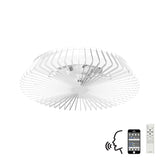 Himalaya CCT Dimmable LED Ceiling Retractable Fan Light With Remote, APP & Voice Control - White