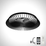 Himalaya CCT Dimmable LED Ceiling Retractable Fan Light With Remote, APP & Voice Control - Black