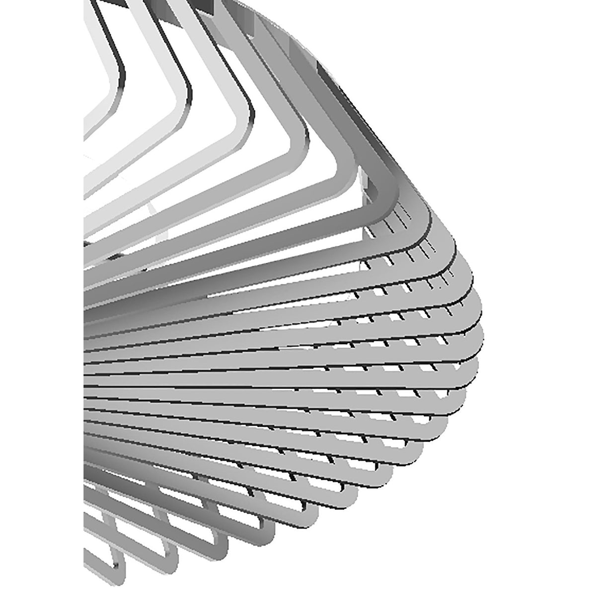 Himalaya CCT Dimmable LED Ceiling Retractable Fan Light With Remote, APP & Voice Control - Silver