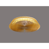 Himalaya CCT Dimmable LED Ceiling Retractable Fan Light With Remote, APP & Voice Control - Brown