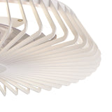 Himalaya Mini CCT Dimmable LED Ceiling Retractable Fan Light With Remote Control - White