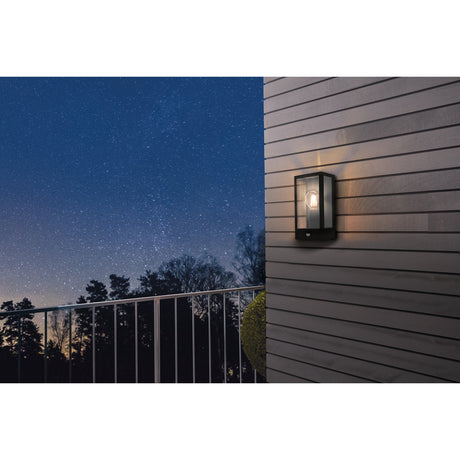 Hirbessa Outdoor Wall Light 27W with Motion Sensor - Black