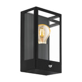 Hirbessa Outdoor Wall Light 27W with Motion Sensor - Black