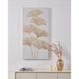 Hirono Wall Art - White & Gold