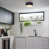 Cedric 2 Light Flush - Black