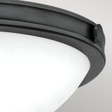 Collier 2 Light Small Flush - Black Oxide
