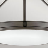 Collier 4 Light Medium Semi-Flush - Black Oxide