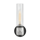Ellison 1 Light Bathroom Wall Light - Black With Brushed Nickel