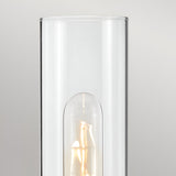 Ellison 1 Light Bathroom Wall Light - Black With Brushed Nickel