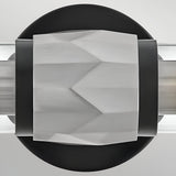 Ellison 2 Light Bathroom Mirror Light - Black With Brushed Nickel