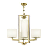 Hampton 4 Light Chandelier - Brass
