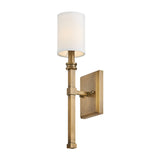Moore 1 Light Wall Light - Heritage Brass