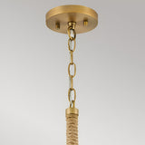 Nash 1 Light Pendant - Heritage Brass