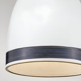 Nash 1 Light Pendant - Heritage Brass