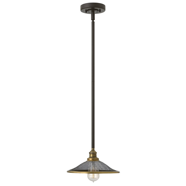 Rigby 1 Light Pendant - Buckeye Bronze and Brass