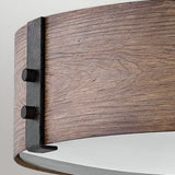 Sawyer 3 Light Outdoor Ceiling Light - Dark Brown