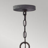 Sawyer 9 Light Outdoor Chandelier - Dark Brown