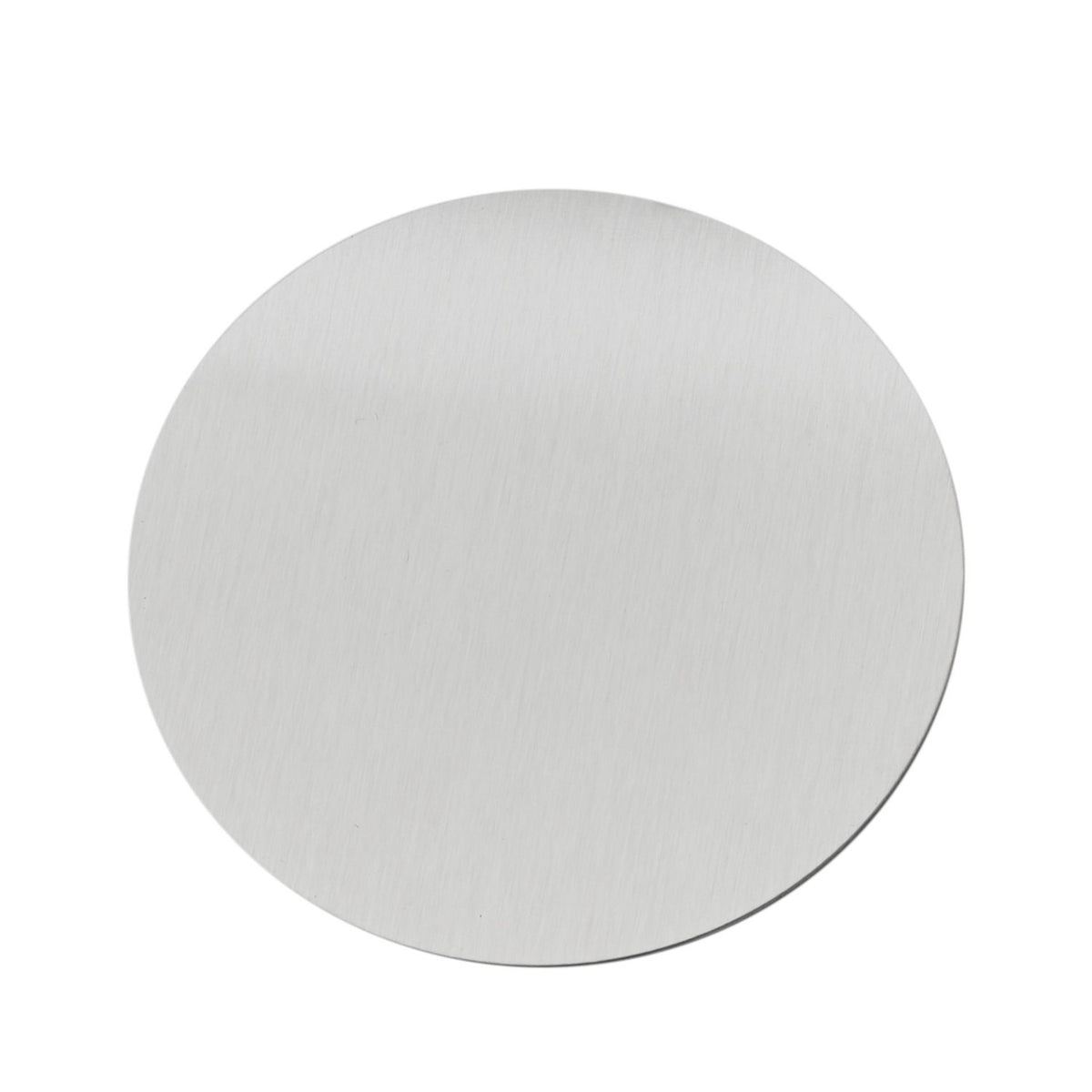 6 Piece Stainless Steel Coaster Set with Holder - Silver