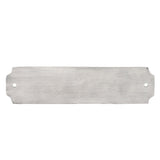 Grandad's Shed Metal Wall Plaque with Fixing Holes - Silver