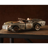 Vintage Convertible Car Metal Ornament Figurine - Bronze