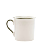 Matchday Football Porcelain Mug with Green Trim - Cream