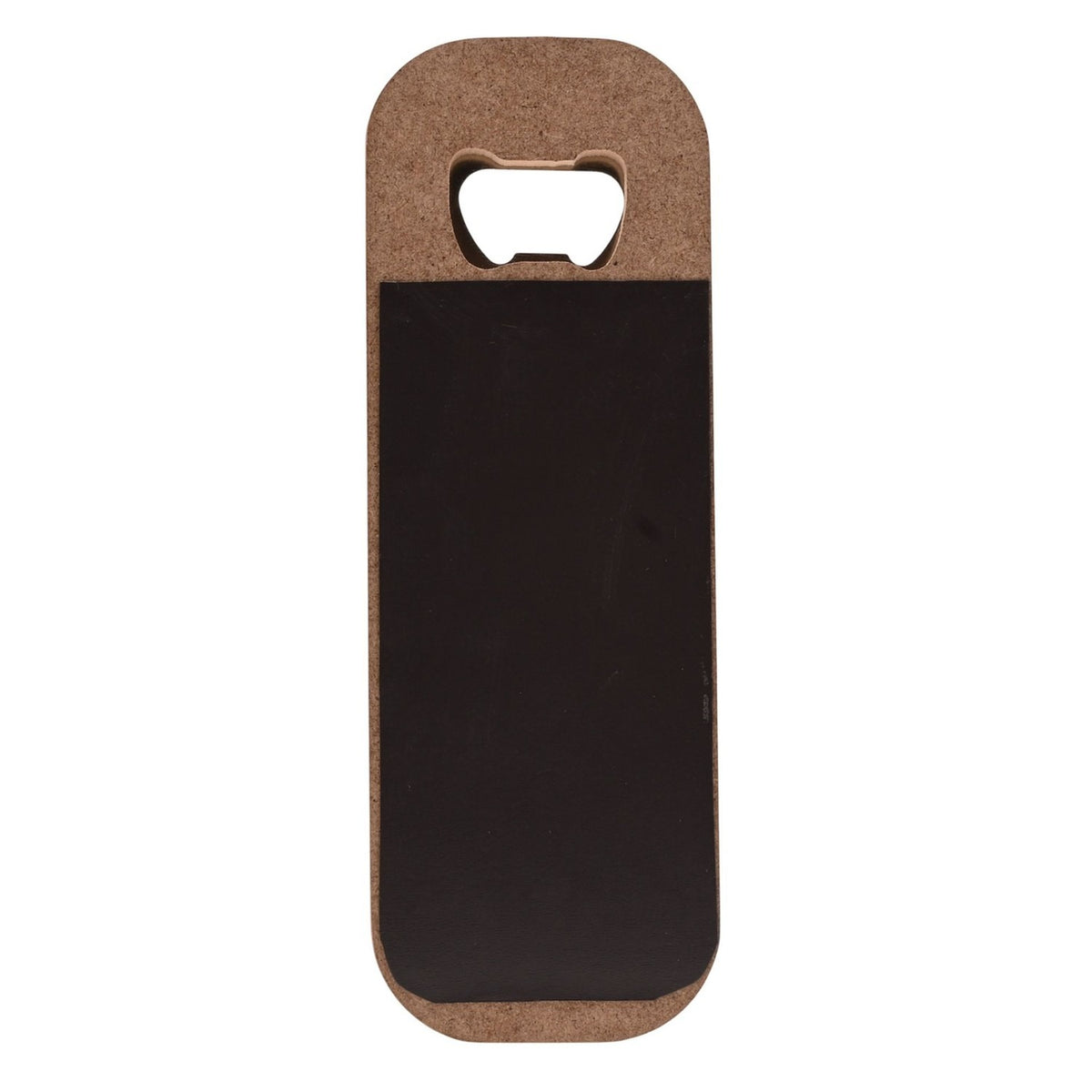 Darts Magnetic Wooden Bottle Opener with Slogan - Natural